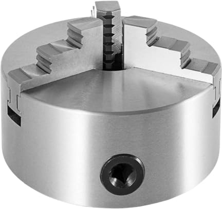 Drehbank-Lagerfutter, Drehfutter K12 K72 4 Backen K11 3 Backen manuell selbstzentrierend unabhängig umkehrbar for Schleif-, Fräs- und Bohrmaschinen(K11-160A 3-Jaw)