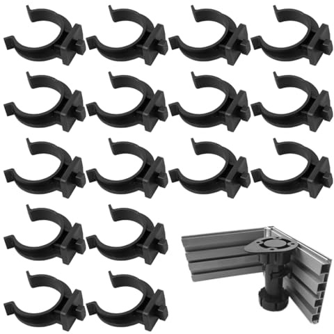 HYFZOD 16 Piezas de Clips de Fijación para Zócalo de Cocina, Sistema de Sujeción Zocalo Cocina y Ganchos para Zocalo Cocina, para Muebles de Cocina, Armarios y Muebles de Baño