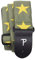 Perri's Leathers Ltd. - Gitarrengurt - Nylon - Jacquard - Sterne Gelb/Grün - Einstellbar - Für Akustik-/Bass-/Elektrogitarren - Hergestellt in Kanada (TWS-7070)