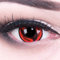 Meralens 1 Paar Farbige Anime Sharingan Kontaktlinsen Itachis Manga rot schwarz perfekt zu Manga Hereos of Cosplay Halloween mit gratis Kontaktlinsenbehälter rote 12 Monatslinsen ohne Stärke