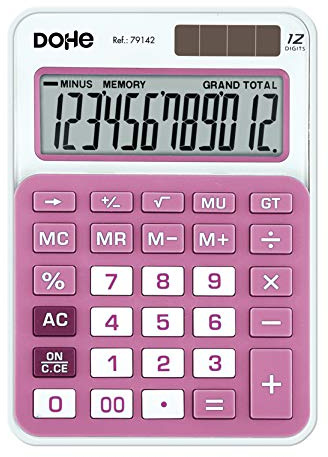 Dohe Taschenrechner, mittelgroß, Rosa