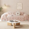 SHANNA Sofa Überwurfdecke 1/2/3/4 Sitzer, Chenille AB Vintage Jacquard Fransen Sofabezug L Form U Ecksofa Große Sofa Überzug, Vielseitige Sofaüberwurf Couch Überzug Sofa Cover Futonbezug mit Quaste