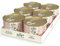 Betty's Landhausküche Dose Nassfutter Katze, getreidefrei, beste Qualität, hochwertiges Fleisch, schonend gegart, für alle Katzenrassen geeignet, Huhn und Lachs 6 x 200 g