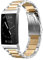 AISPORTS Kompatibel mit Fitbit Charge 3 Armband/Fitbit Charge 4 Armband Edelstahl für Damen Herren, Solides Verstellbares Sportarmband Metallschnallenarmband Ersatzarmband für Fitbit Charge 3/4
