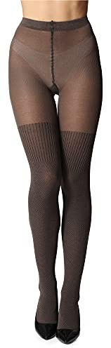 Bellivalini Strumpfhosen für Damen warme und blickdichte Kompressionsstrumpfhose Damen aus Baumwolle BLV-1116