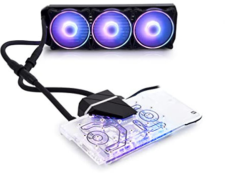 Alphacool Kompatibel mit Eiswolf 2 GPU AIO 360mm Radeon RX 6800XT/6900XT Nitro+ mit Backplate