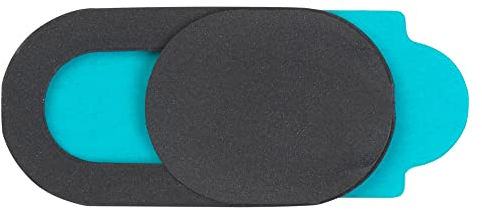 MMOBIEL Universal-Webcam-Schiebe-Abdeckung für Laptop Kameraabdeckung Schutz der Privatsphäre Ultra-dünn 0,5 mm kompatibel mit jedem Laptop/MacBook/Tablet/iPad/iPhone - Schwarz