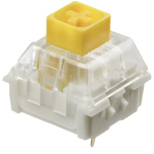 Ranked Kailh Box Key Switches for Mechanical Gaming Keyboards | Plate Mounted (Kailh Box Dark Yellow, 10 Pcs)