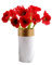 Grekywin Künstliche rote Mohnblumen, Seidenstoff, Kunstblumen, Blumenstrauß für Veteranen, Geschenk, Heimdekoration, Blumenarrangement, Tafelaufsätze für den Tisch, 12 Stück