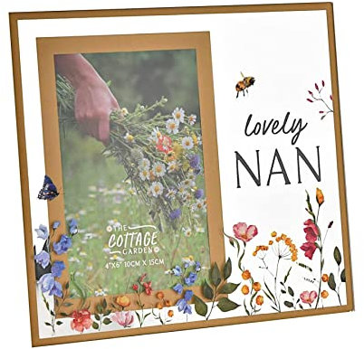 Widdop and Co Cadre photo floral en verre 100 x 152 cm – Nan