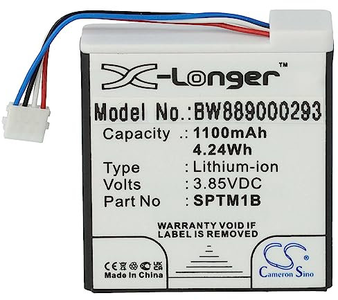 vhbw batteria compatibile con GoPro Hero 7 (Silver), 7 (White) mini fotocamera (1100mAh, 3,85V, Li-Ion)