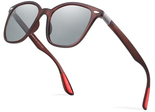 TJUTR Photochromatisch Herren-Sonnenbrille Polarisiert: Selbsttönende sonnenbrille UV400 Schutz und blendfrei, Perfekt für Autofahrer, Ultraleicht und stylisch TR90 rahmen