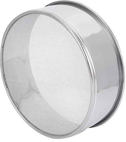 Zerodeko Setacci Da Giardino Setaccio Per Terreno Design Rotondo Setaccio A Maglie Metalliche Acciaio Inossidabile 15 Cm Uso Domestico in Cucina