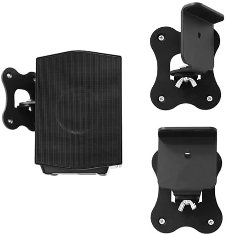 EUGOOCX Support mural en métal pour haut-parleurs arrière surround Samsung HW-Q990C/HW-Q990B/HW-Q990D/HW-Q930, système de son surround Home Cinéma (1 paire, noir)
