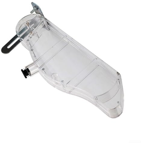 T-Shape Clear Table Saw Protector Dust Saw Blade Guard For 7-10’ Saw, Height Adjustable Diverter Bracket