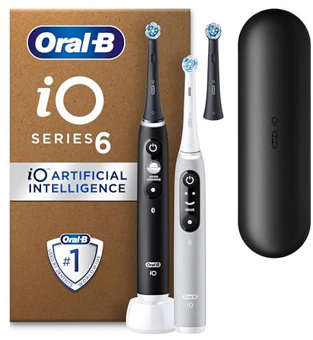Oral-B iO6 Black/Grey Duo + 1 Extra Refill