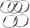 TOYANDONA 5 Stück Teiliges Rugby Armband Verstellbare Sportaccessoires für Fans Stilvolle und Langlebige Armbänder für Rugby und Sportenthusiasten für Verschiedene Handgelenkgrößen