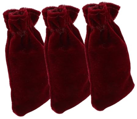 LRXIYODE 3pcs Velvet Piano Pedal Covers Non Slip Foot Pad Protectors Noise Reduction for Digital Keyboards and Acoustic Instruments