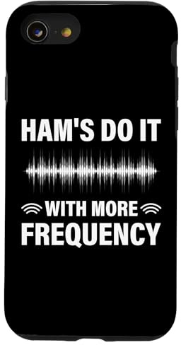 Ham's do it with more frequency - Ham Radio Case for iPhone SE (2020) / 7/8