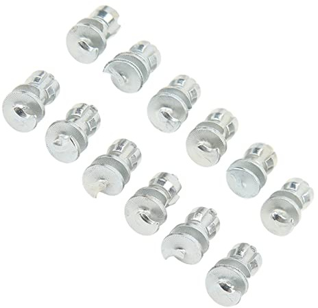 ZDETGU 50er-Pack Spikes Zum Einschrauben für Verbesserte Traktion auf Schnee und – Passend für Fahrräder, Motorräder, Autos und LKWs