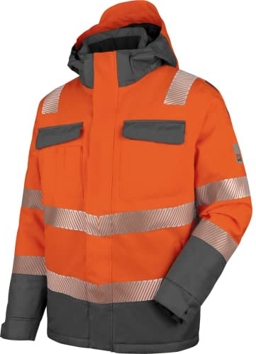 WÜRTH MODYF Warnschutz Parka Neon EN 20471 3 orange anthrazit - Größe 3XL