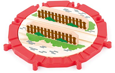 Woodyland Four-Way Train Turntable - Large, Wood/Plastic