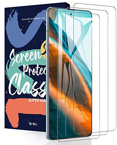 SCL Verre Trempé pour Samsung Galaxy A51 / A52 Verre Trempé Samsung A51 / A52 Protection Écran [3 Pièces], [Ouverture Précise, Bord Incurvé 2,5D, Dureté 9H, Résistant aux Rayures, Anti-Bulles]