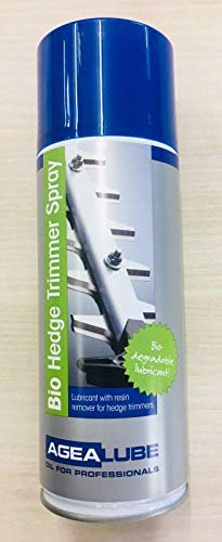 AGEA LUBE BIO HEDGETRIMMER SPRAY 400ml LUBRICANT RESIN REMOVER BIODEGRADABLE