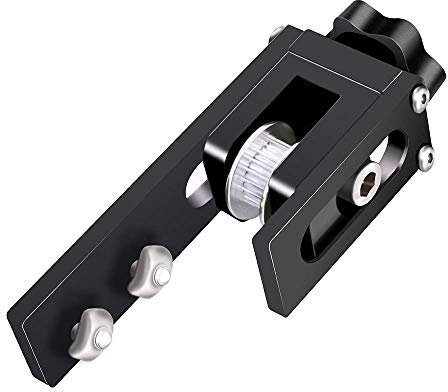 UniTak3D Ender 3 Riemenspanner X-Achsen Spanner Upgrades Zahnriemen Stretch Straighten 2020 Profile Compatible with Creality Ender 3 Pro,Ender 5, CR-10, CR-10S und Tronxy X3 3D-Druckern (Schwarz)