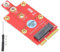 fasient1 Adattatore Mini PCIe M.2, M.2 Key B a Mini PCI-E Adapter Card Convertitore di schede di Rete Wireless per Laptop/Desktop/PC