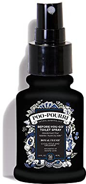 Poo-Pourri Toilet Spray Royal Flush Eucalyptus and Spearmint 41 ml. spearmint natural essential oils that eliminates bathroom odor