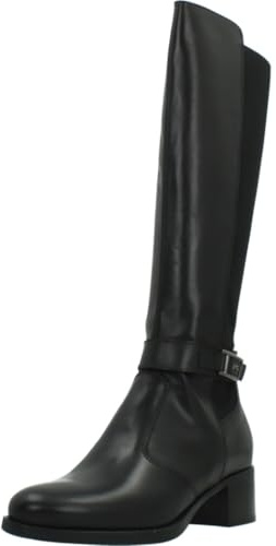 Nero Giardini I514643D stivale in pelle nero tacco 3,5 cm