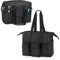 Damero Krankenschwester-Arbeitstasche, Utility-Tasche, Krankenschwester-Laptoptasche für Hausbesuche, Frauen, medizinische Versorgung, Schwarz
