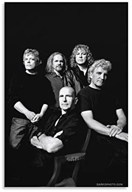 Fucoming Saga Band (1) Vintage Poster, Canvas Hanging Print Paint Art Aesthetic Posters for Bedroom Living Room Wall Decor 08x12inch(20x30cm)