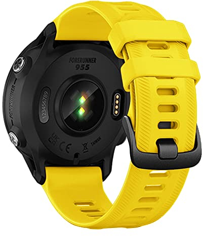 AISPORTS Compatibile con Garmin Forerunner 745/935/945/955 Cinturino Silicone, Cinturino per Orologio da 22mm Cinturino in Silicone Morbido Cinturino di Ricambio per Garmin Fenix 7/6/6 Pro/5/5 Plus