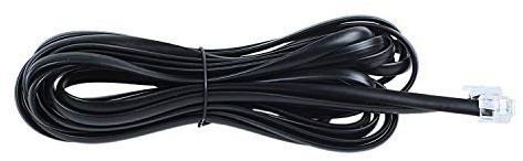AMIUHOUN 6P6C RJ11 Telefon Modem Fax Extension Telefon 5M Länge Schwarz