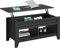 Yaheetech Mesa Centro Elevable Mesa de Café para Salón con Revistero Mueble Salon Comedor de Madera MDF 104.5 x 49.5 x (49-61.5) cm Negro