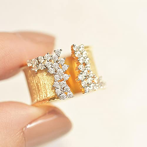 Bysonglezai Ring Damen Ringe Herren Frauen Geschenk Art- Und Weisefrauen-Fingerring-Ring-Luxuxfrau 8 Ring