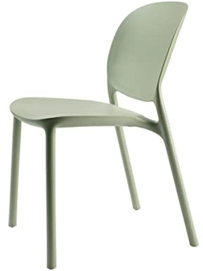 SCAB DESIGN SEDIA HUG ART. 2380 IN TECNOPOLIMERO VARI COLORI (2, VERDE SALVIA)