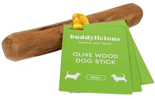 Buddylicious Natural Olive Wood Sticks for Dogs | Eco-Friendly Chewing Toy | Delicious and Safe for All Breeds & Sizes