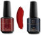 Shayenne 2er Set UV Gel Nagellack 56 Rouge Red Rot 15ml + 2in1 Base Coat und Top Coat 15 ml UV LED Lampe Unterlack mit Überlack Nagel Lack Gellack Nagelgel Shellac (30 ml)