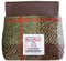 TAILORMAP Harris Tweed Geldbörse Lippenstiftbeutel, Wolle, PU-Leder, tragbare Kosmetiktasche für Damen, Amazonas, Kunst