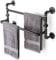 Porte-Serviettes Mural, Porte-Serviettes, étagère à Serviettes, Porte-Serviettes rétro avec Double Porte-Serviettes, étagère de Douche Murale, Tuyau en Fer de Style Industriel