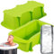 2 Pack Extra Large Ice Cube Moulds Silicone Ice Cube Tray Reusable Ice Block Maker Cold Plunge Tub Giant Ice Maker for Freezer Ice Bath Chiller Food Fishing Camping 10.43×4.52×2.55in