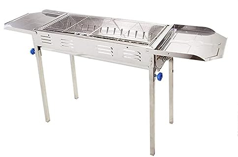 Barbacoa Parrilla De Carbón Parrilla De Barbacoa Portátil Al Aire Libre, Asador Estufa Doméstica Plegable Portátil, Para Patio Al Aire Libre Picnic Camping Barbacoa Hervidor Pequeña Mesa Plegable