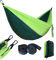 OTraki Hängematte Outdoor 270x140cm Reise Camping Hammock Ultraleicht Tragbare Faltbare Hammock Nylon Hängematten für 2 Personen Camping Zubehör für Outdoor Strand Wandern