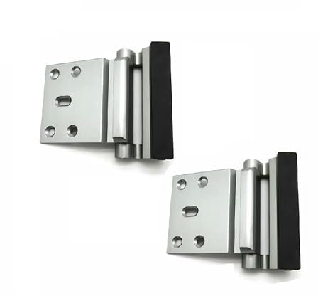 MLHpeak Home Security Door Reinforcement Lock Childproof Door Reinforcement Lock for Inward Swing Doors (2, Silver)
