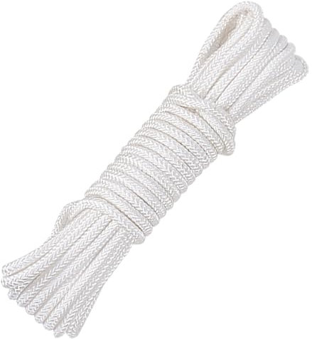 4 Meters Heavy Duty Patio Umbrella Cord Replacement,8mm Thick Parasol Cord for Outdoor Beach Umbrellas, Durable Nylon Rope for Patio, Picnic, and Camping, Portable Umbrella Line Replacement Parts