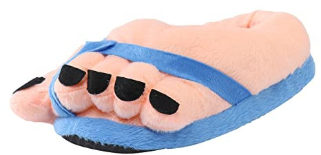 Pantoufles unisexes pour adultes Hobbit Pieds Pantoufles demi-pantoufles en peluche Amusantes Hommes des cavernes Chaussures de ménage Femmes Hommes Doublés Chauds Chaussons Fermés Chaussons d'hiver