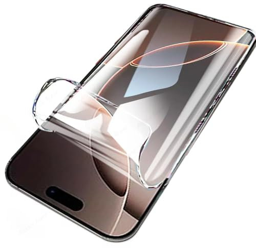 Snailcanfly 2 pcs películas de hidrogel para iPhone 16 Pro Max 5G 6.9inch 2024 Protectores de pantalla de TPU Transparente flexible suave A prueba de explosiones NO vidrio templado
